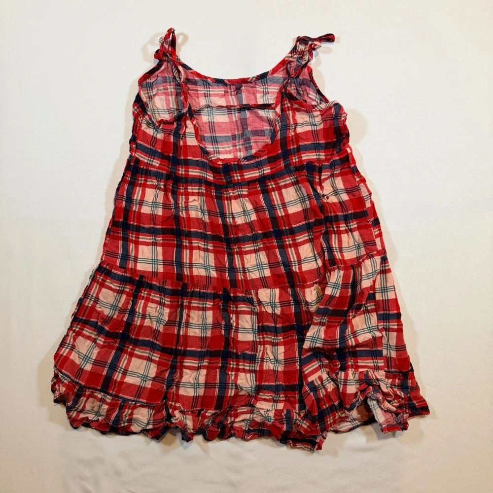 Girls Plaid Tank Top